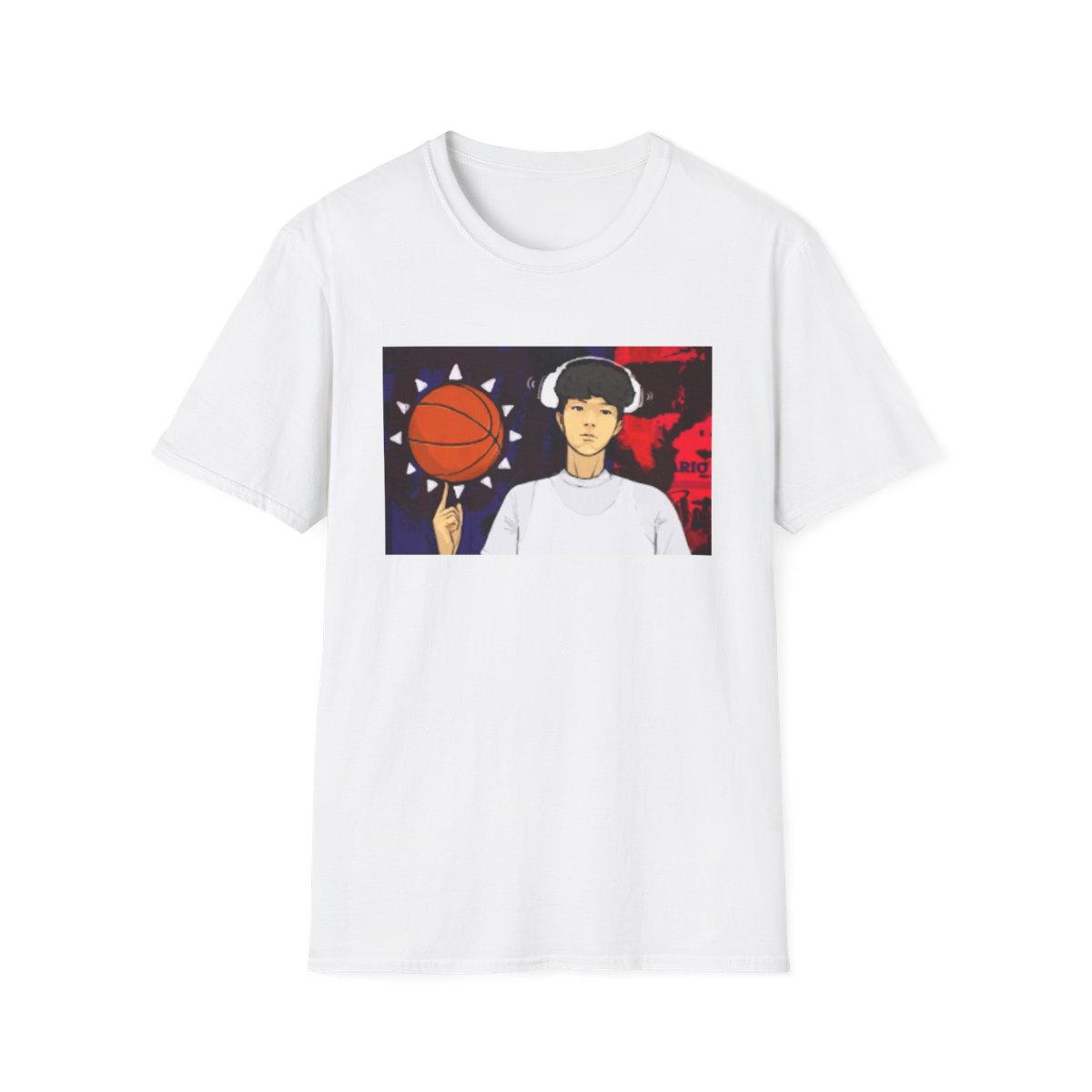Basketball Player Illustration T-Shirt | Hoop Spin Graphic Tee | Rayasianboy - Rayasianboy official T-Shirts merch