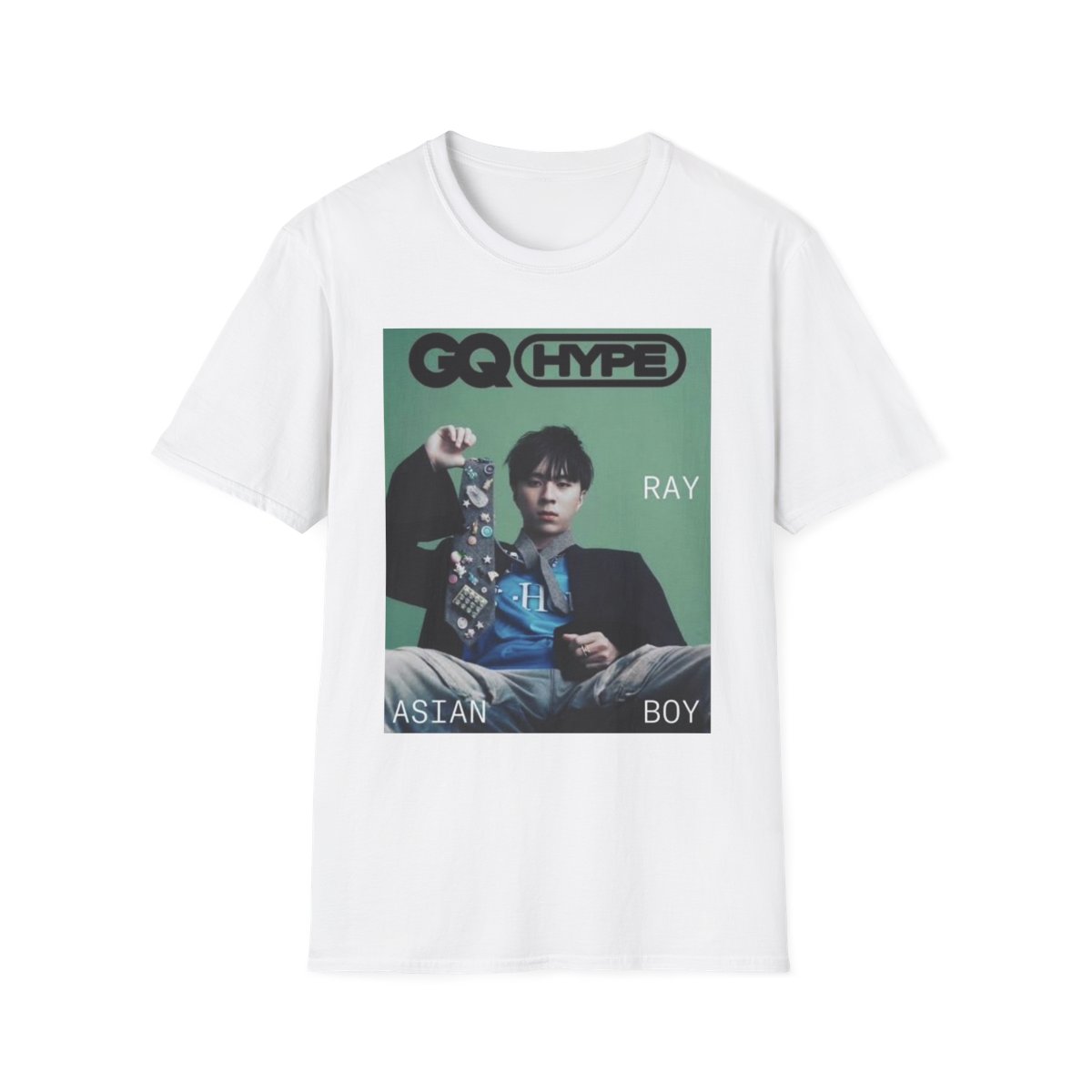 GQ Hype Magazine Cover T-Shirt | Ray Portrait Tee | Rayasianboy